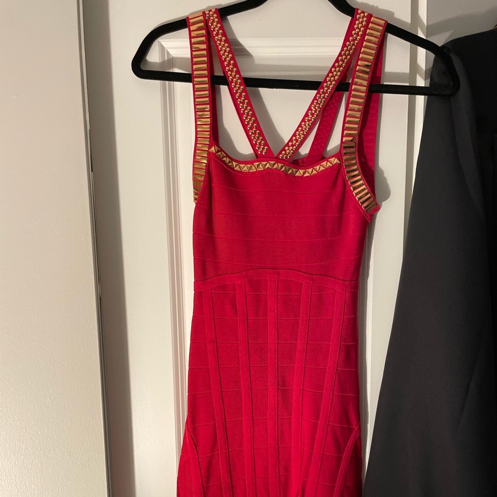 Red Bebe Mini dress